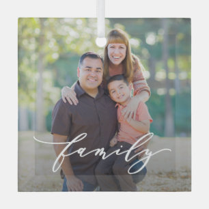 Verre Amour de la famille Couleur modifiable Ornement en