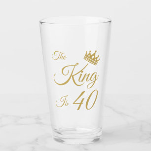 Verre Amusant 40ème anniversaire pour les hommes