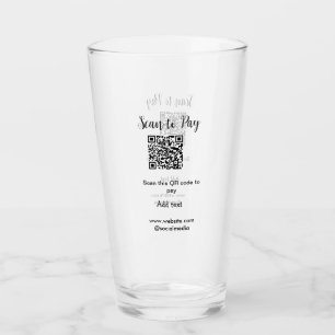 Verre Analyser pour payer scanner code QR ajouter des dé