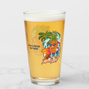 Verre Ananas de navigation de texte personnalisé