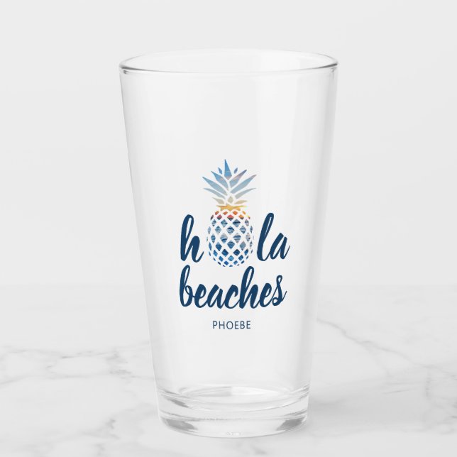 Verre Ananas Plage de bord de mer Vacances sur mesure (Devant)