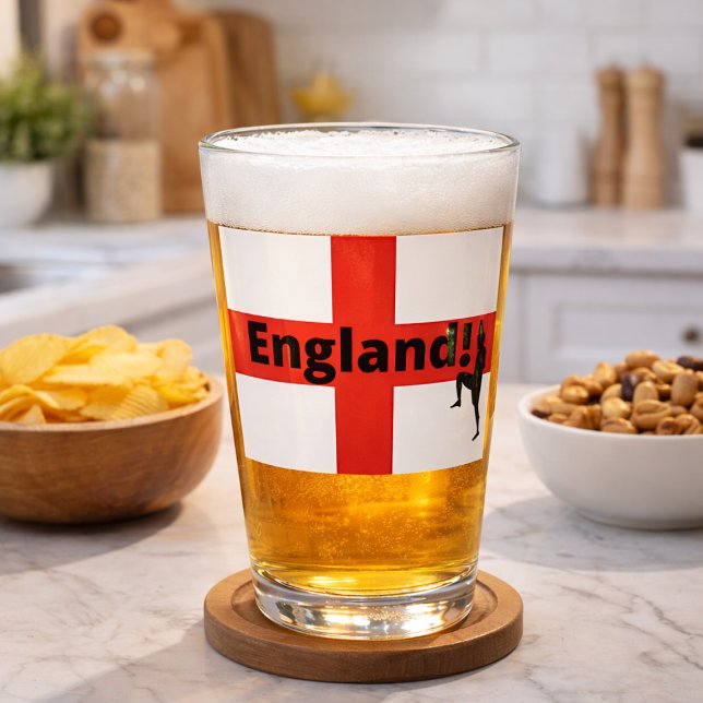 Verre Angleterre football  (Créateur téléchargé)