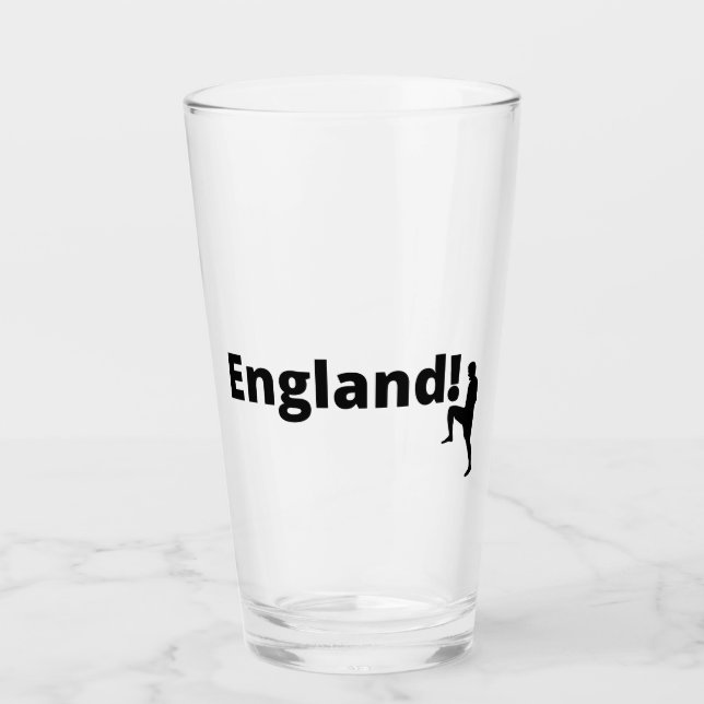 Verre Angleterre football (Devant)