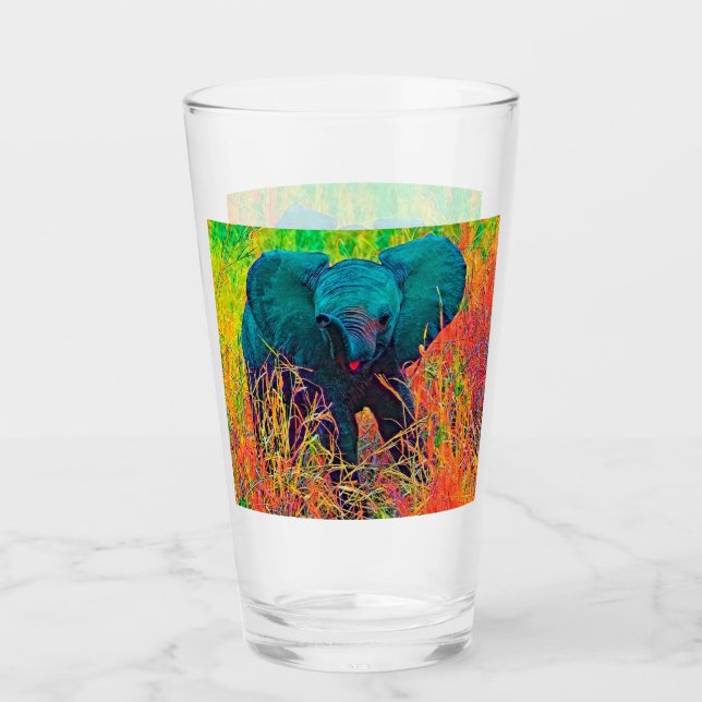 Verre AnimalColor_Elephant_002 (Devant)