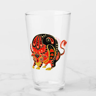 Verre  Année du boeuf