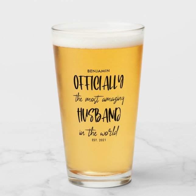 Verre Année du mariage la plus Extraordinaire établie (Devant (rempli))