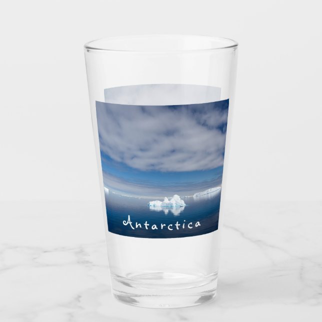 Verre Antarctique paysage photo de glace flottante avec  (Devant)