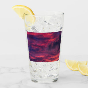 Verre août rouge