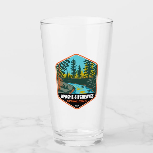 Verre Apache Sitgreaves National Forest Vintage (Devant)