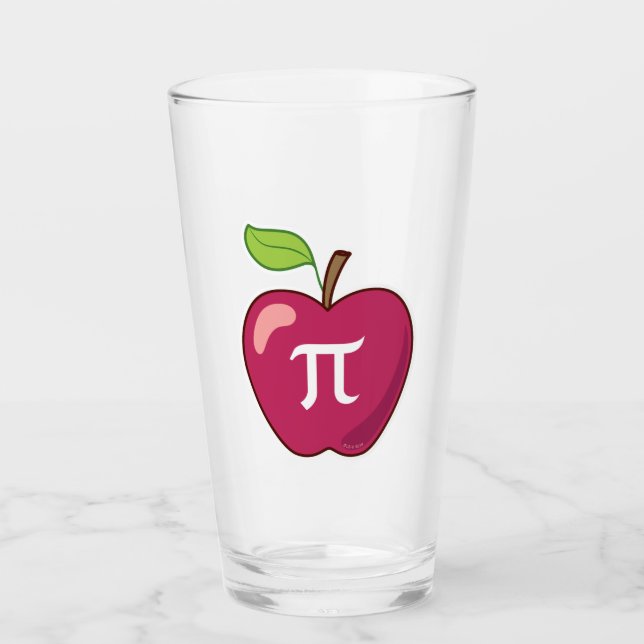 Verre Apple pi (Devant)
