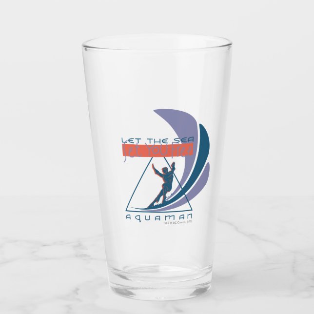 Verre Aquaman | Laissez La Mer Vous Libérer (Devant)