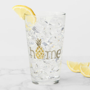 Verre Aquarelle d'intérieur d'ananas