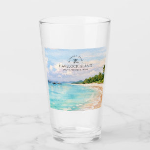 Verre Aquarelle Elephant Beach – Cadeau Souvenir d'Andam