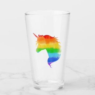 Verre Aquarelle Rainbow Unicorn