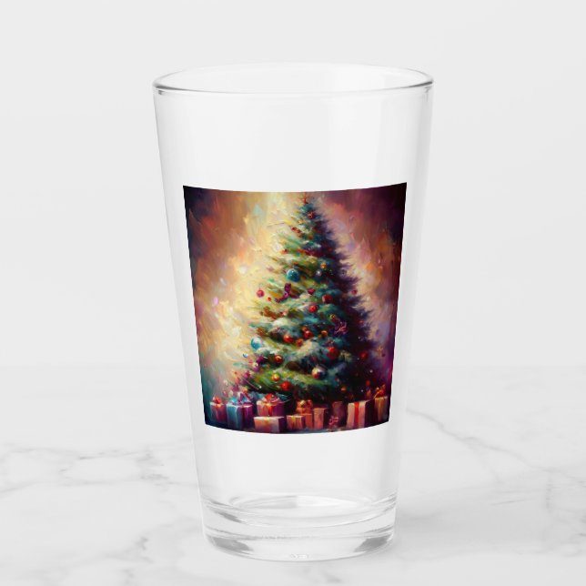 Verre Arbre 3 Noël (Devant)