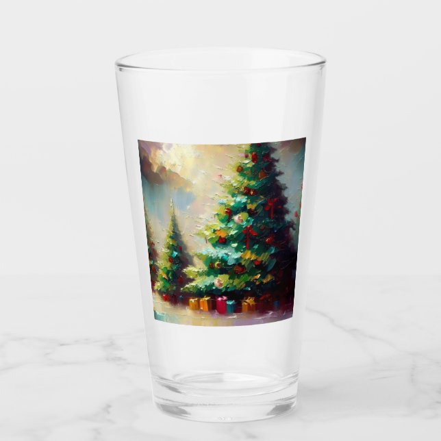 Verre Arbre de Noël 2 (Devant)