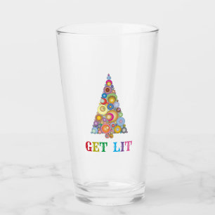 Verre Arbre de Noël Lit Coloré Mignonne Drôle
