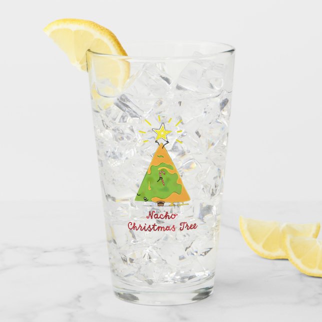Verre Arbre de Noël Nacho (Devant glace)
