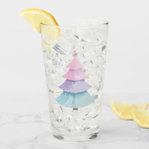 Verre Arbre de Noël Pastel