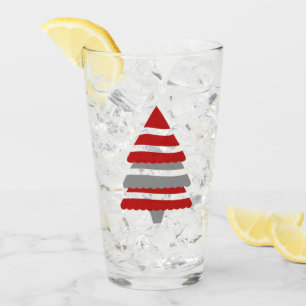 Verre Arbre de Noël rouge