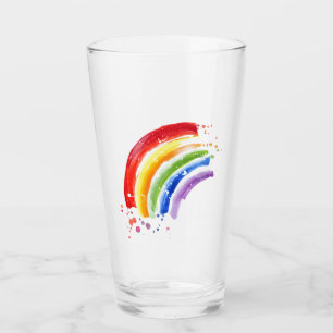 Verre Arc-en-ciel en aquarelle