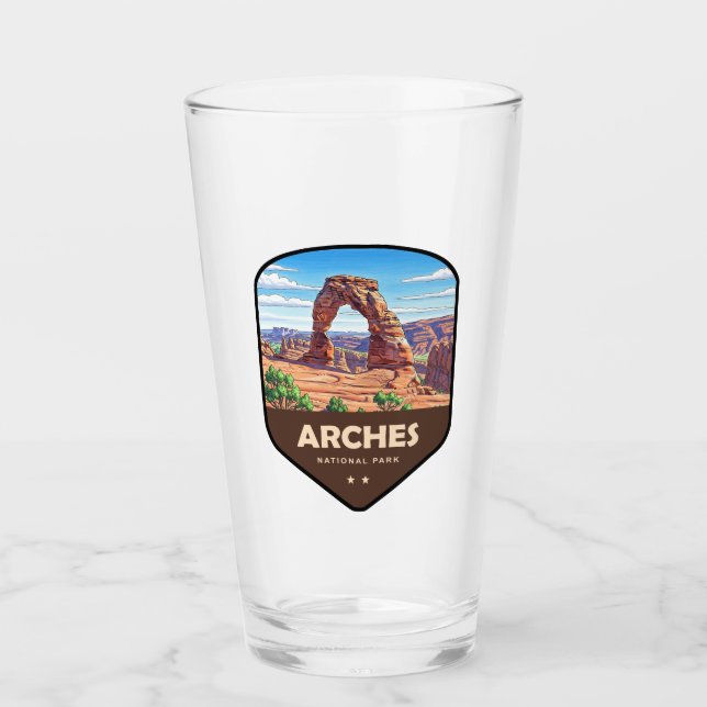 Verre Arches National Park Utah Shield (Devant)