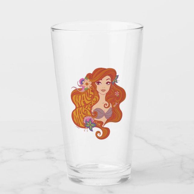 Verre Ariel | Coquillage de création de vague (Devant)