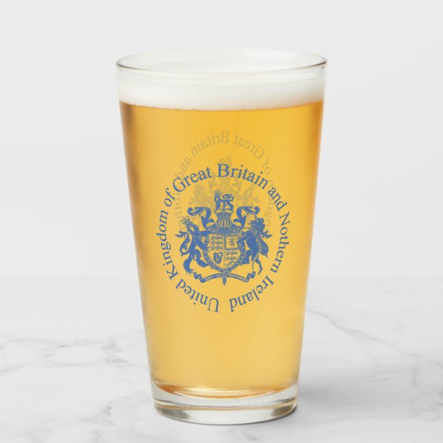 Verre Armoiries britanniques (Devant (rempli))