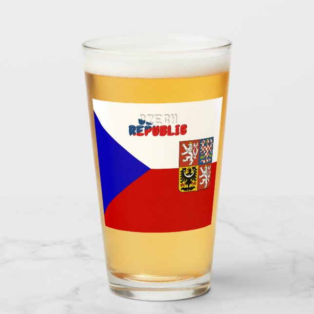 Verre Armoiries de la République tchèque   (Devant (rempli))