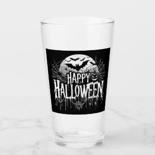Verre Art vintage joyeux Halloween