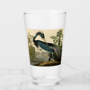 Verre Audubon Louisiana Heron Birds America Art