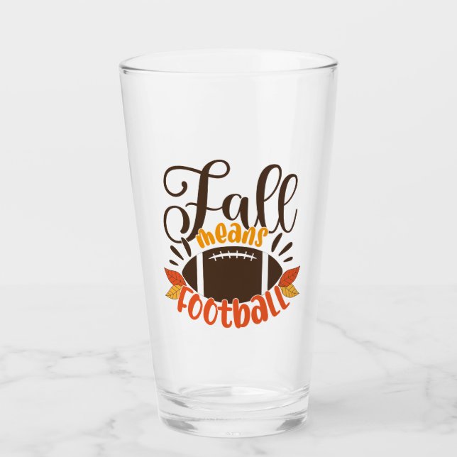 Verre Automne signifie football (Devant)