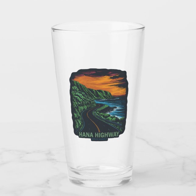 Verre Autoroute Hana Maui Hawaii Vista (Devant)