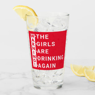 Verre avertissement les filles boivent encore