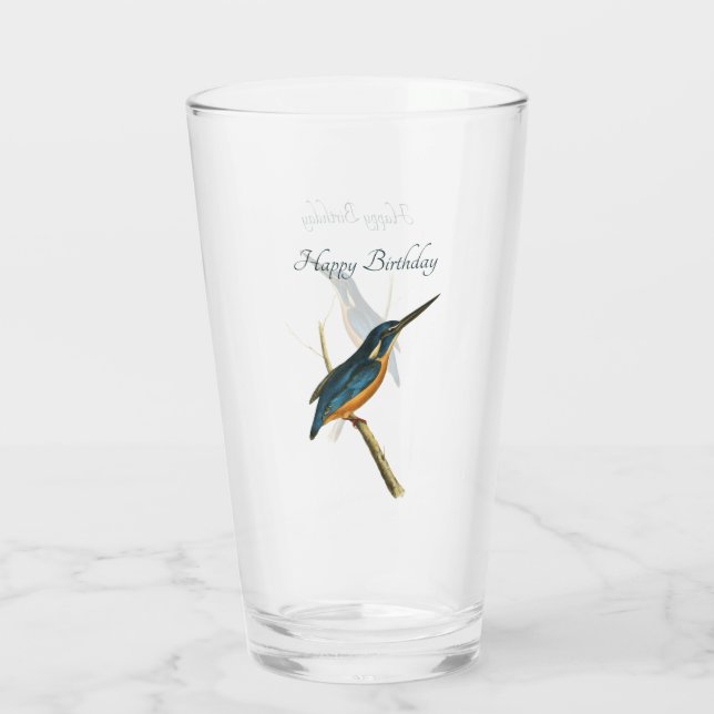 Verre Azure Kingfisher (Dos)