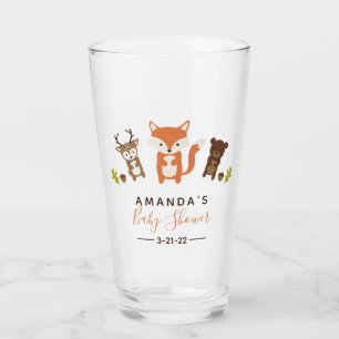 Verre Baby shower des bois