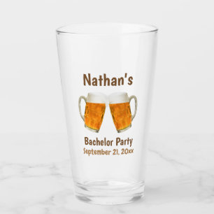 Verre Bachelor Party Faver Bière Cheers Pint