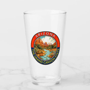 Verre Badge d'art de voyage Arizona