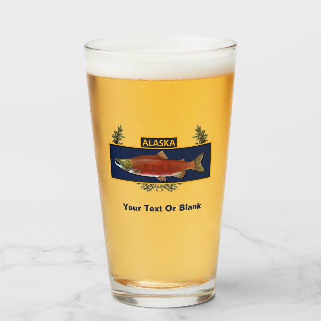Verre Badge du pêcheur de combat de l'Alaska (Devant (rempli))