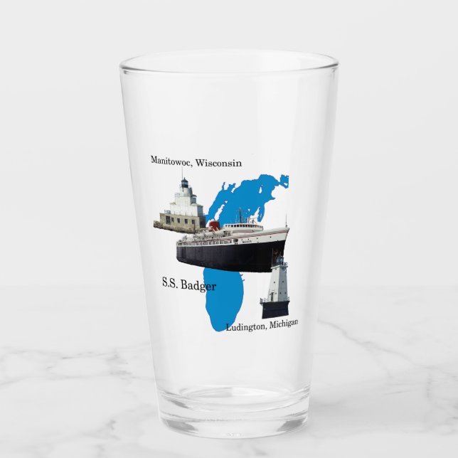 Verre Badger Lake Michigan (Devant)