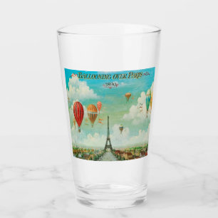 Verre Balloquer sur Paris Art Vintage voyage