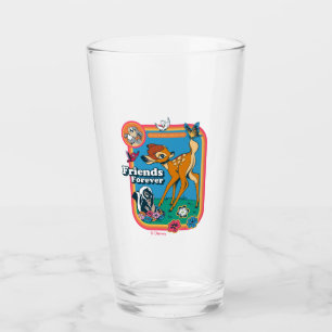 Verre Bambi et ses amis Amis pour toujours