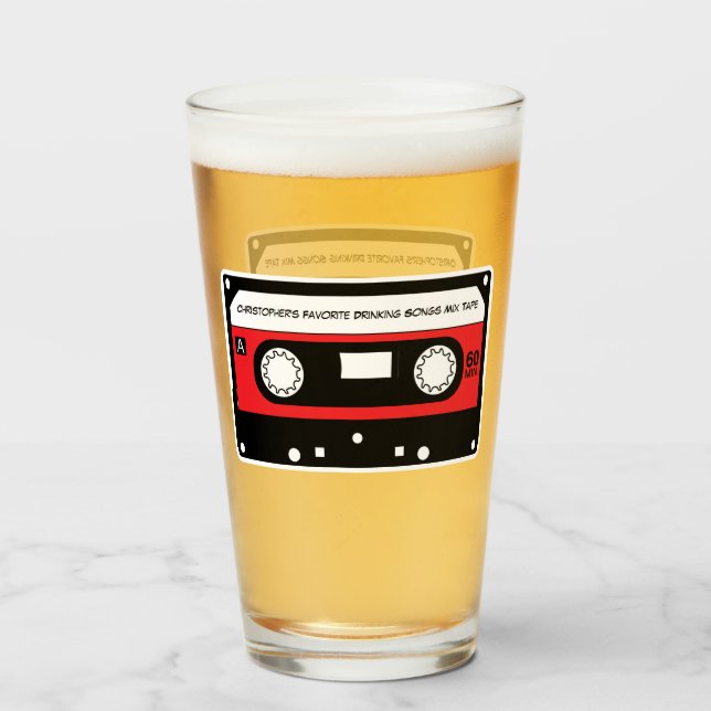 Verre Bande de mixage de la chanson rétro pour diplômé e (Dos (rempli))