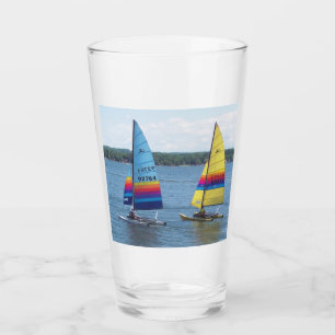 Verre Bateaux à voile sur Silver Lake