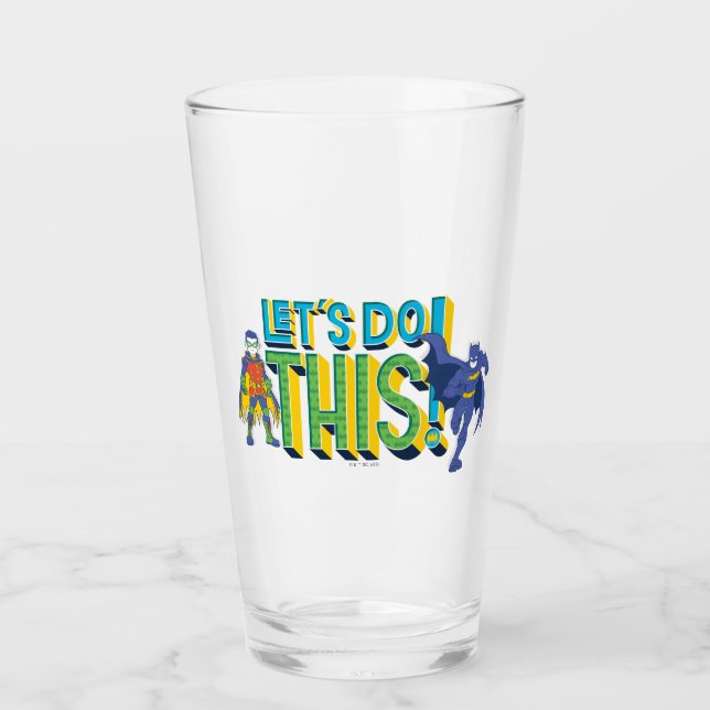 Verre Batman | Faisons ceci (Devant)