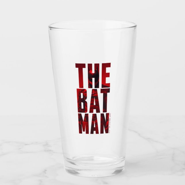 Verre Batman Typography Cutout (Devant)