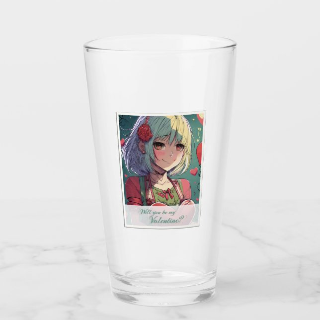 Verre Be My Valentine in Manga Style 33420 (Devant)