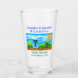 Verre Beach Destination Tropical Mariage Hawaii Pint