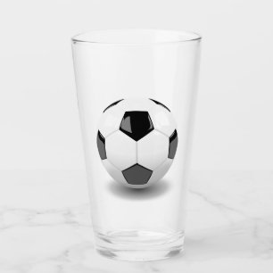 Verre Beau ballon de football 3D