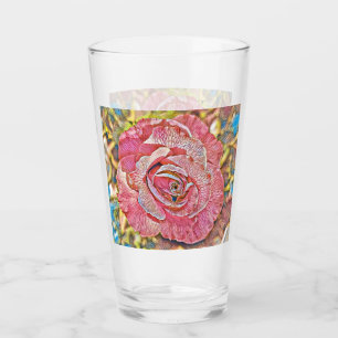 Verre Beau tableau rose rose rose
